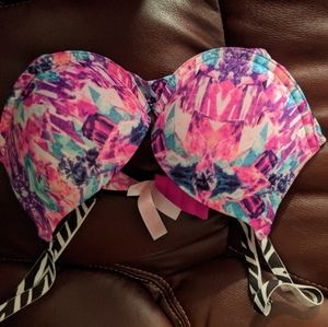Pink Victoria's secret multi color Bra